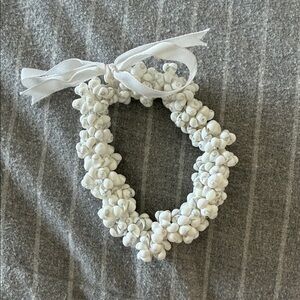 White Natural Shell Lei Anklet